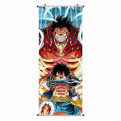 One Piece - Stoff Rollbild - 100x40cm