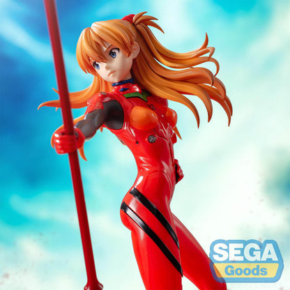 Neon Genesis Evangelion - Asuka Langley - Luminasta Figur (mit Cassius-Speer) - 20cm - SEGA