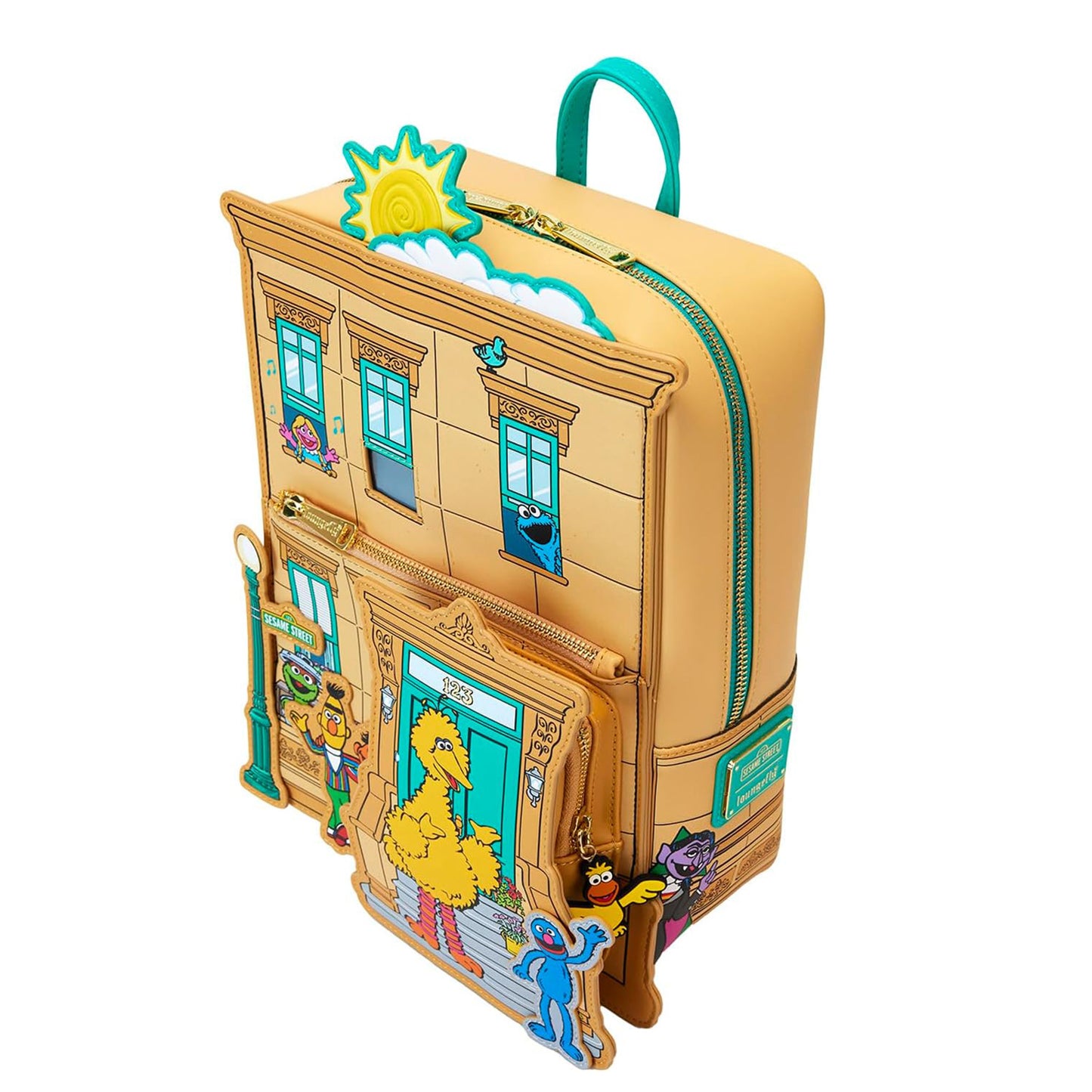 Sesamstraße - Bibo, Elmo & Freunde (123 Sesame Street) - Mini Rucksack - Loungefly
