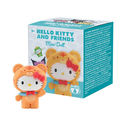YuMe Hello Kitty and Friends mit Tierkostüm | Sanrio Figur | Blind Box | 5 cm