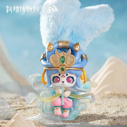 Awake Toys - Cup Rabbits Dreaming of Dunhuang - Plüsch-Minifigur (Blind Box) - Einzelbox - 17 cm - AWAKE TOYS