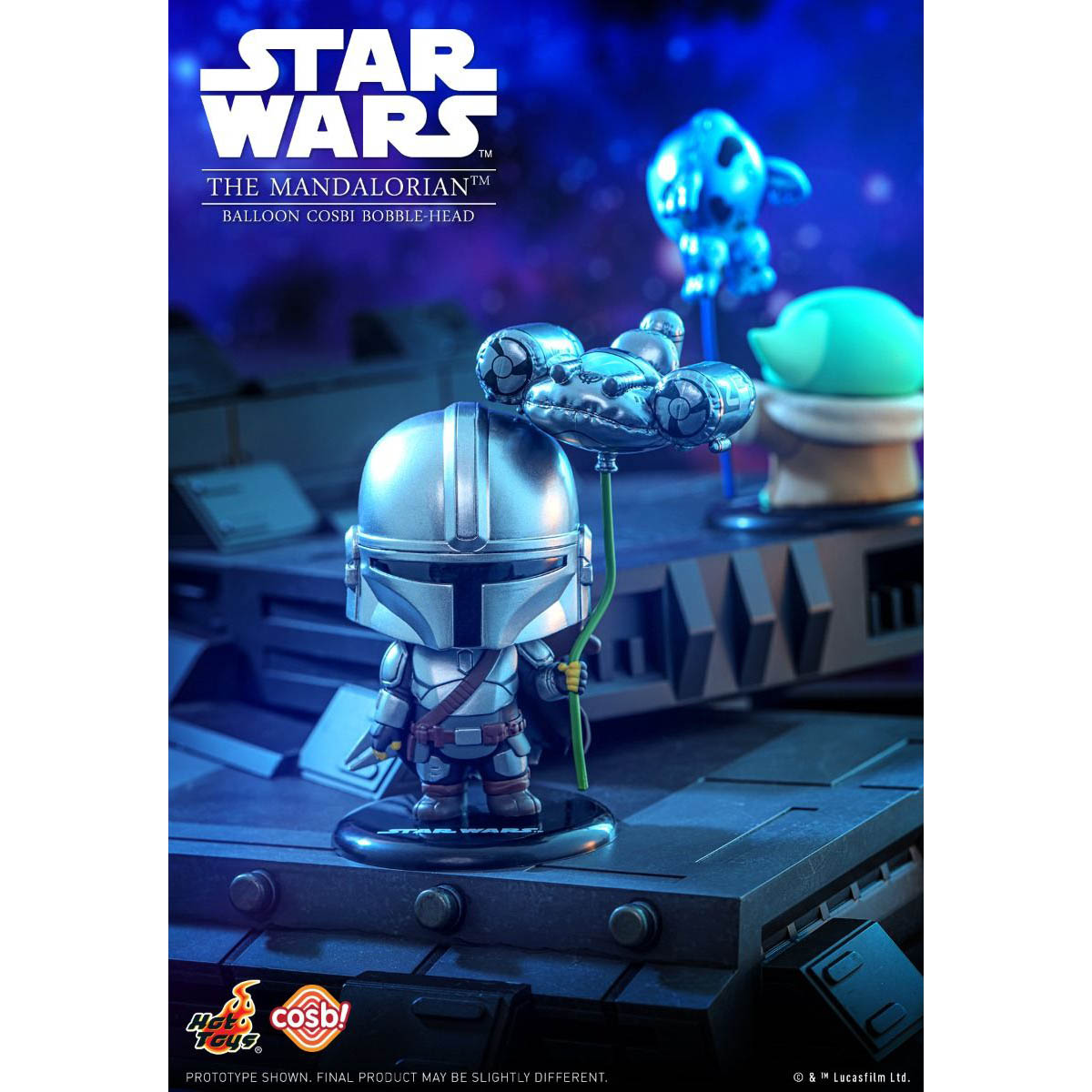 Star Wars - Balloon Cosbi Collection - Bobble-Head Mini-Figur (Blind Box) - Einzelbox - 8 cm - Hot Toys