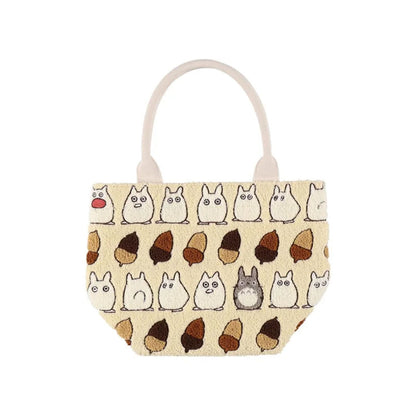 Studio Ghibli - Mein Nachbar Totoro - Bestickte Handtasche (Acorn Ivory) - Benelic