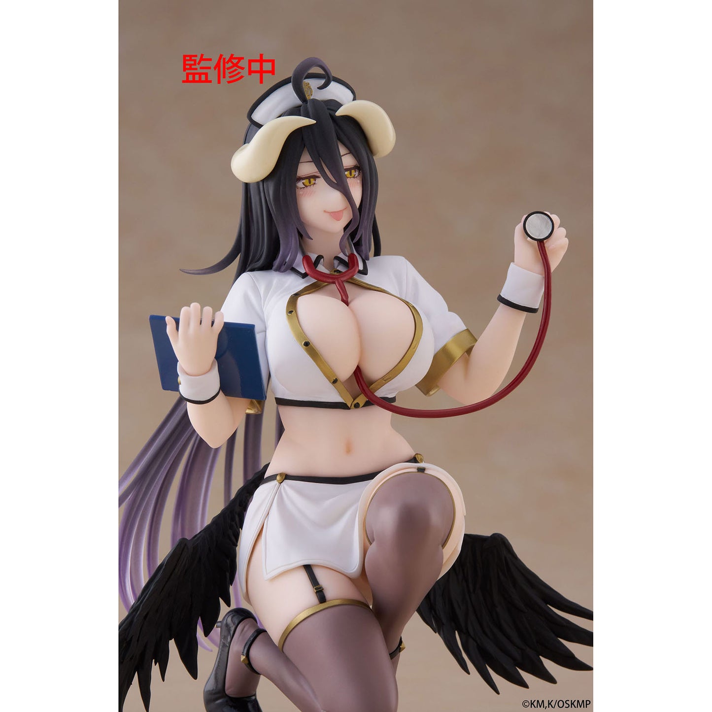 Overlord - Albedo (Nurse Ver.) - Desktop Cute Figure Renewal - 13 cm - Taito