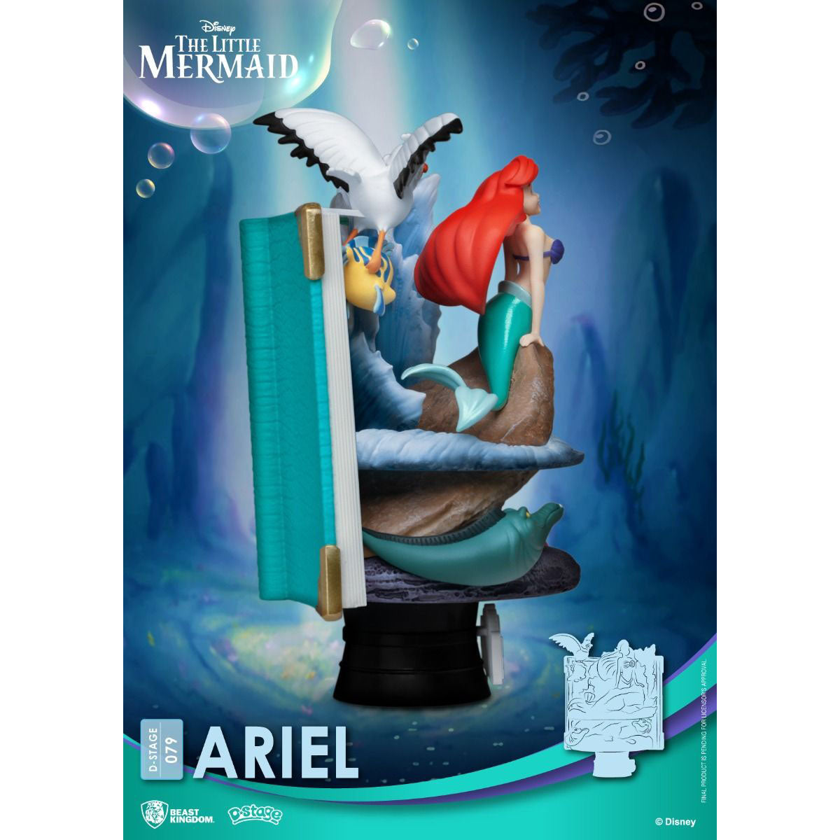 Disney - Arielle, die Meerjungfrau - Storybook Series - D-Stage Diorama (DS-088) - 16 cm - Beast Kingdom