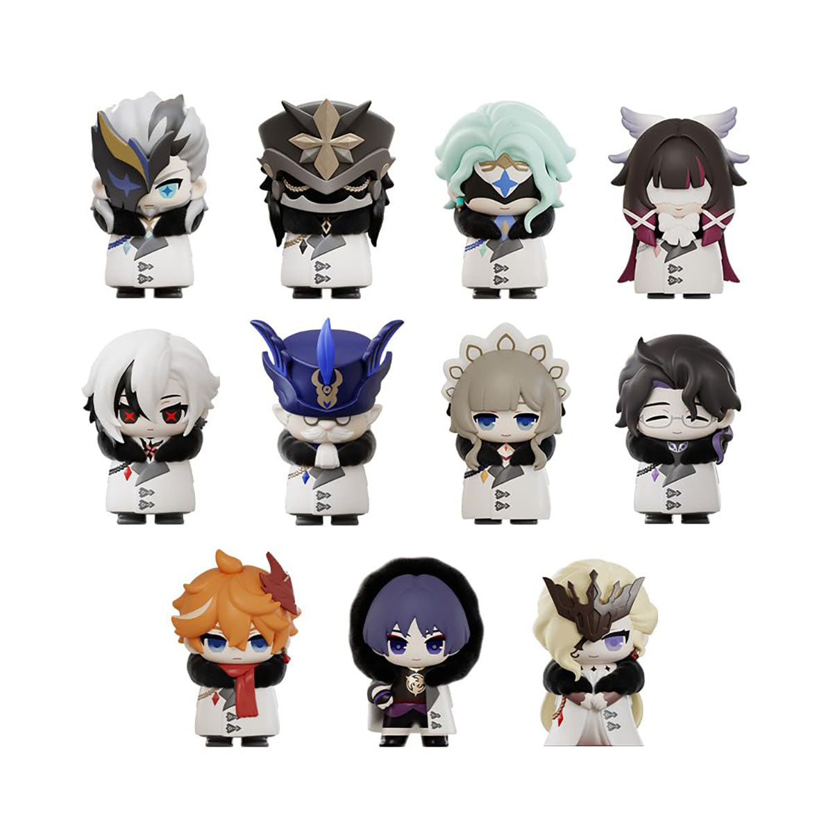 Genshin Impact - Fatui Harbingers Series Chibi-Minifigur - Blind Box - Einzelbox - miHoYo