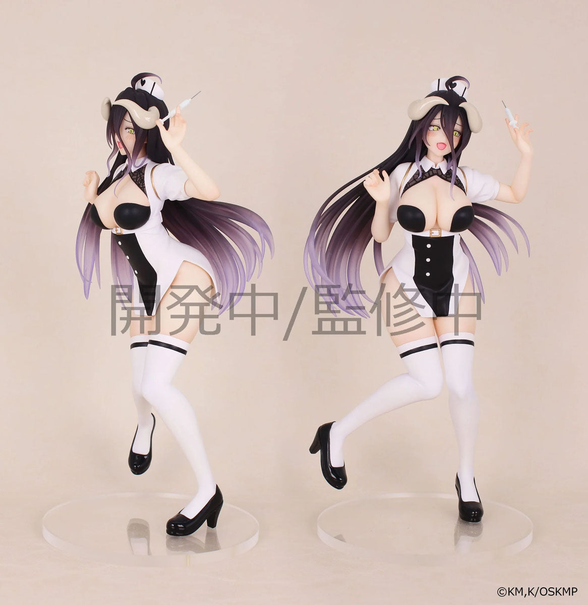 Overlord - Albedo (Nurse Ver.) - Vivit PVC Statue - 18 cm - Elcoco