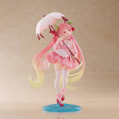 Hatsune Miku - Sakura Miku: Sakura Dress Ver. - AMP+ Prize Figur - 21cm - Taito