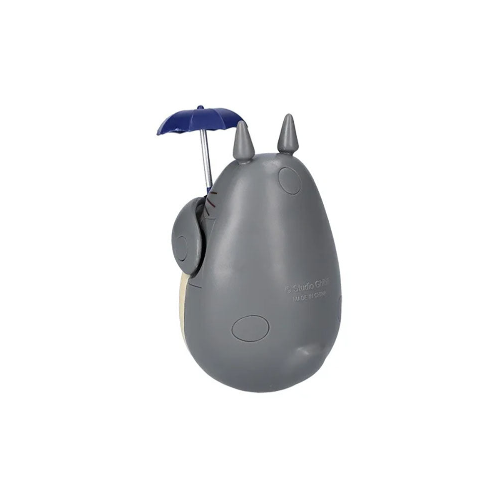 Mein Nachbar Totoro - Großer Totoro mit Regenschirm - Okiagari Koboshi Wackelfigur - 7cm - Ensky