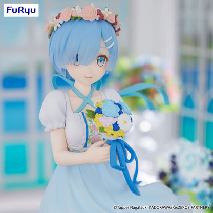 Re:Zero - Starting Life in Another World - Rem: Bridesmaid Ver. - Trio-Try-iT Prize Figur - 21cm - FuRyu