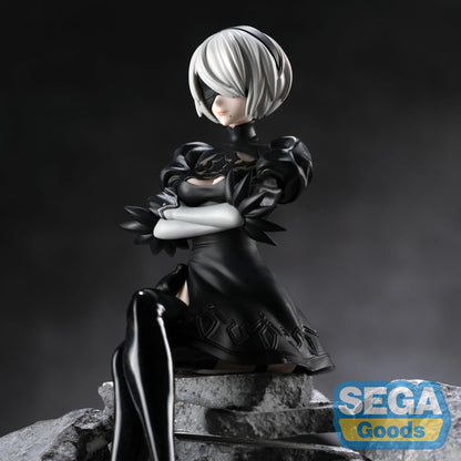 NieR:Automata Ver1.1a - 2B (YoRHa No. 2 Type B) - PM Perching PVC Statue - 13 cm - Sega