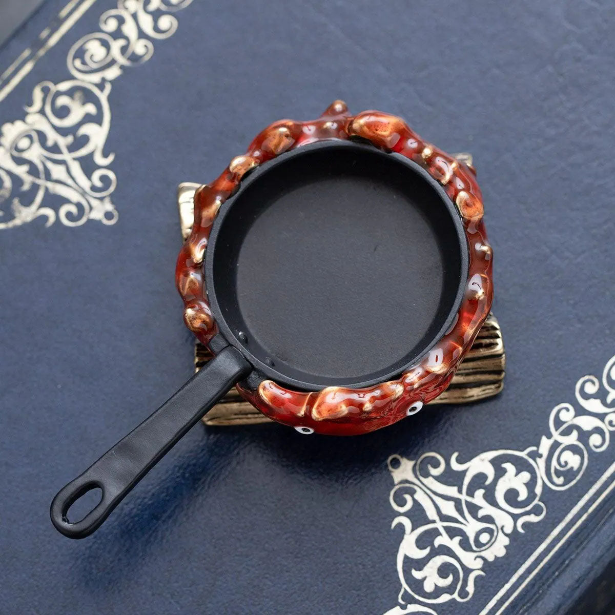 Das wandelnde Schloss - Calcifer Bratpfanne - Jewel Tray - Schmuckschale - 7 x 6,5 cm - Benelic