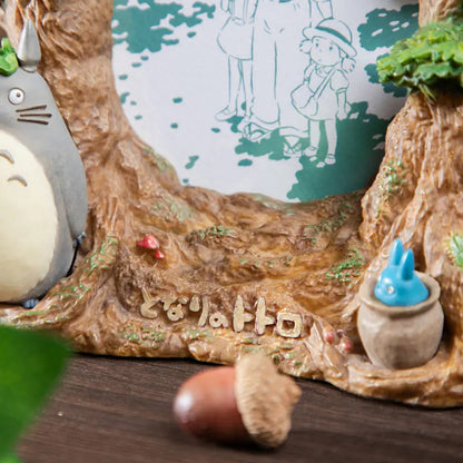 Mein Nachbar Totoro - Totoro's Forest - Diorama Bilderrahmen - 15x18,5cm - Benelic