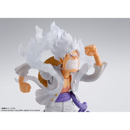 One Piece - Monkey D. Luffy Gear 5 - S.H.Figuarts Actionfigur - 15cm - Bandai Tamashii Nations