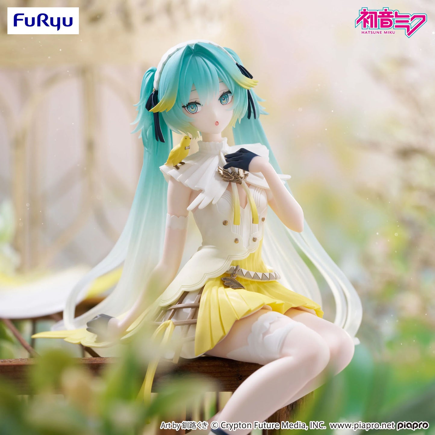 Vocaloid - Hatsune Miku - Canary Bird - Noodle Stopper PVC Figur - 14cm - FuRyu