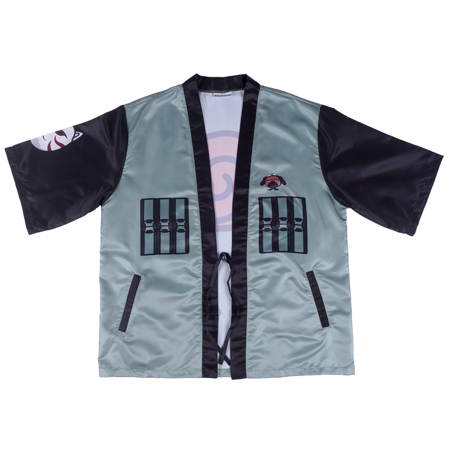 Naruto - Kakashi Hatake Haori Kimono Jacke - Grün - Anime Mura