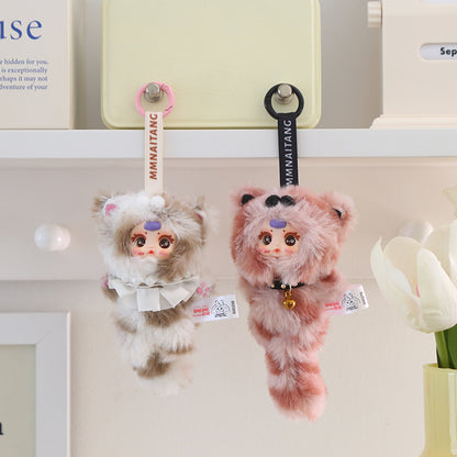 Mm Sugar Baby Cat - Plüsch-Schlüsselanhänger - Blind Box - Einzelbox - Fetish Go