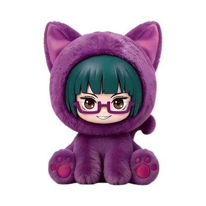 Jujutsu Kaisen - Sitting Cat Party Plüschfigur-Blindbox - Einzelbox - 10-13cm - Eaki