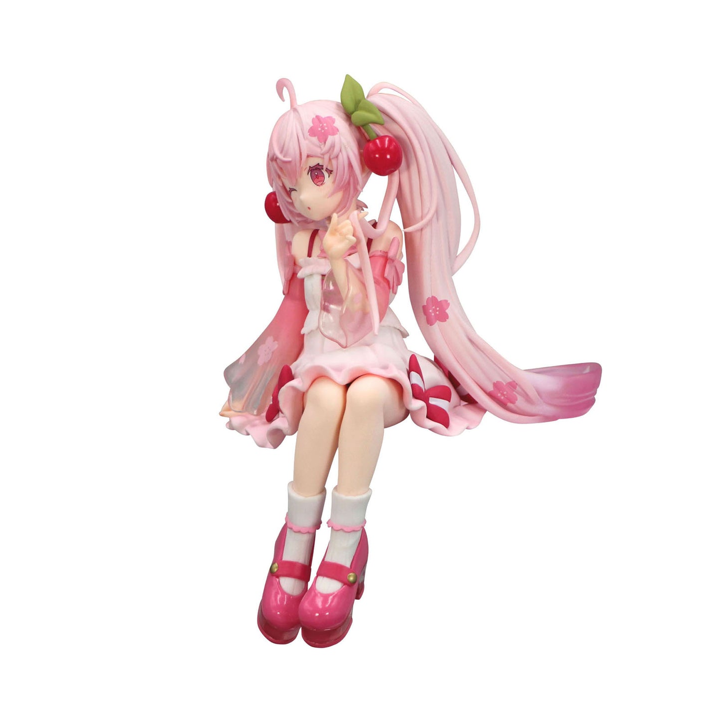 Vocaloid - Sakura Miku 2025 Figur Noodle Stopper - Winking Version - 14cm - FuRyu