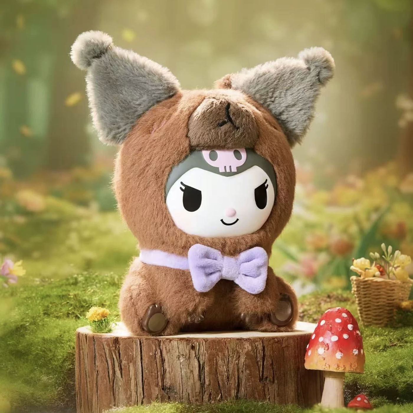 Sanrio Characters: Chill Capybara Series - Plüsch-Anhänger Blind Box - Einzelbox - 13-15cm - MINISO