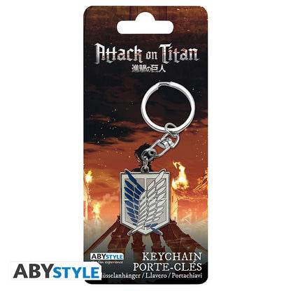 Attack on Titan - Aufklaerungstruppe Emblem - Schlüsselanhänger - 5,6cm - ABYstyle