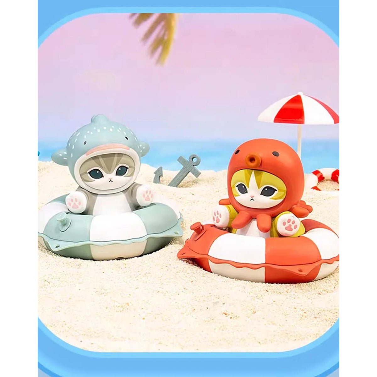 Mofusand - Swimming Ring Cat - Blindbox - Einzelbox - ca. 6 cm - mofusand