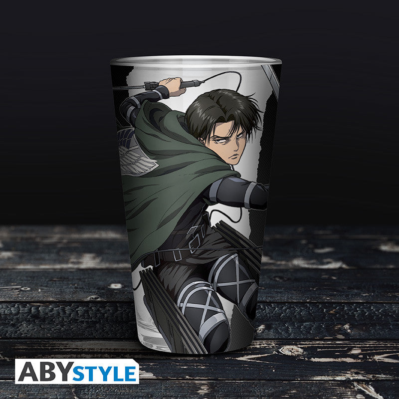 Attack on Titan - Levi Staffel 4 - Trinkglas XXL - ca. 400ml - ABYstyle