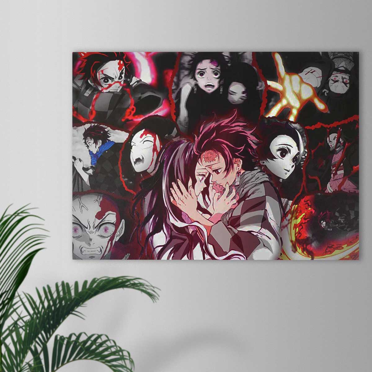 Demon Slayer - Kimetsu no Yaiba Wandbild - Poster Hartschaumplatte - 30x42cm - Anime Mura