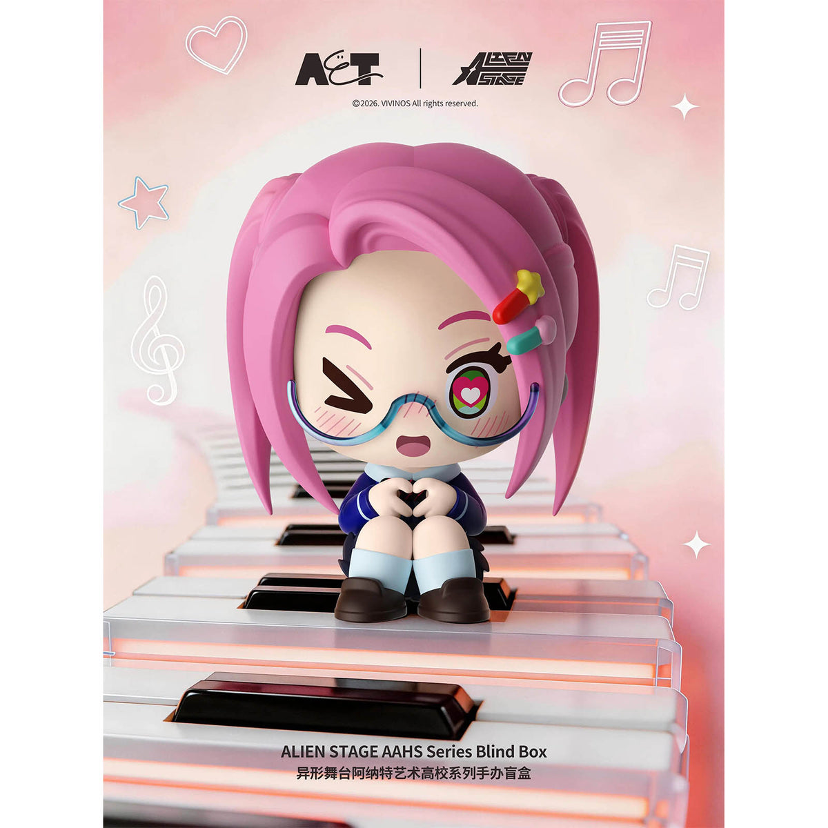 Alien Stage - AAHS Series - Blind Box Minifigur - ca. 7cm - AET