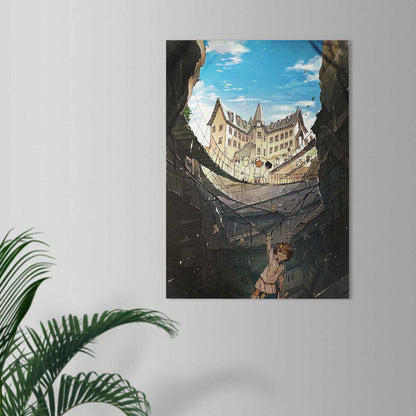 The Promised Neverland - Wandbild - Poster Hartschaumplatte - 30x42cm - Anime Mura