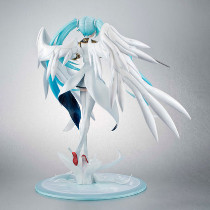 Mobile Suit Gundam x Hatsune Miku - Hatsune Miku x Wing Gundam Zero EW (45th Anniversary) Lucrea - Scale Figur 1/7 - 27cm - MegaHouse