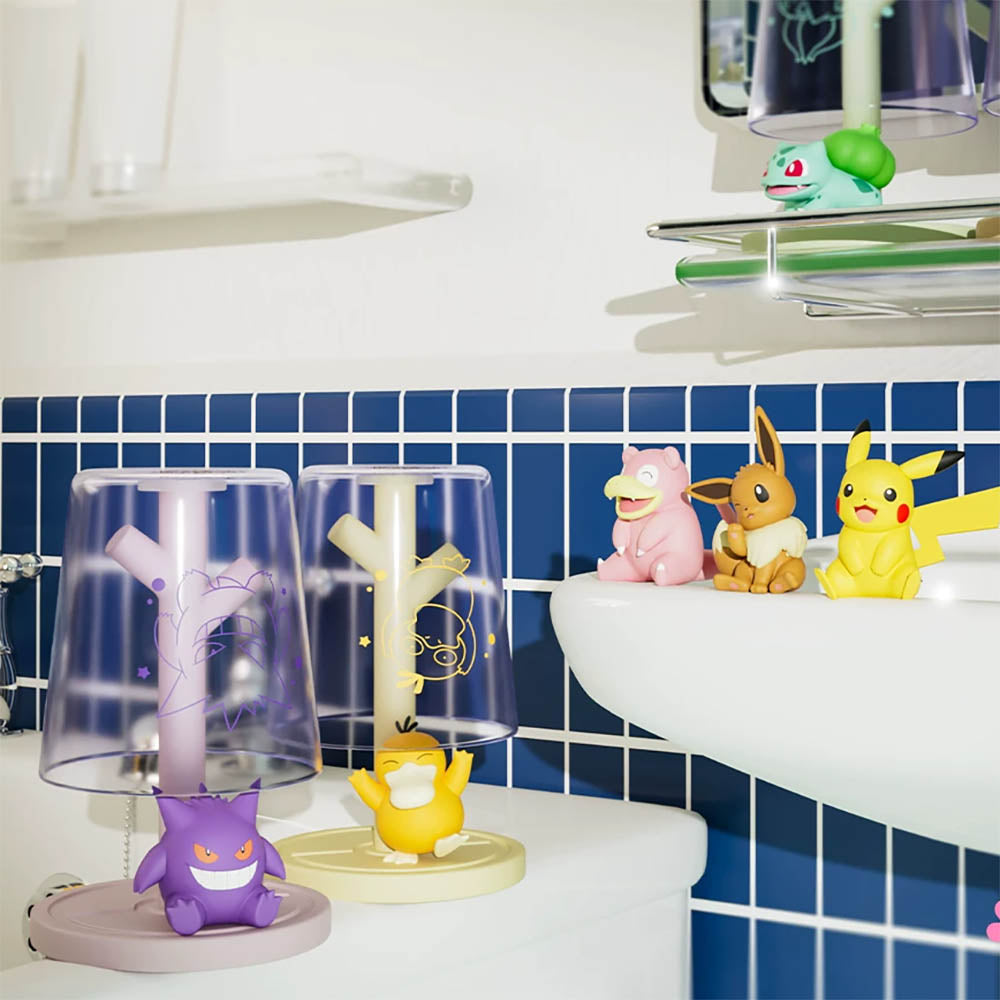 Pokémon - Pikachu, Flegmon & mehr - Zahnputzbecher mit Halter - sortiert - Holly Box