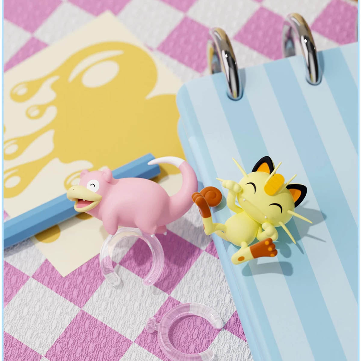 Pokémon - Hug Ring - PVC Figure Ring Blind Box - Single Box - 4 cm - Holly Box
