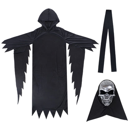 Grim Reaper - Costume with Skull Mask - Adults & Kids - CoolChange