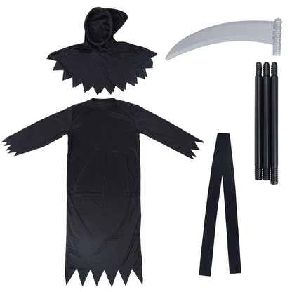 Grim Reaper - Costume with Scythe and Hood - Adults & Kids - CoolChange