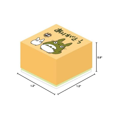 Mein Nachbar Totoro - Totoro „Danke“ - Holzstempel - 3 x 3 cm - Beverly