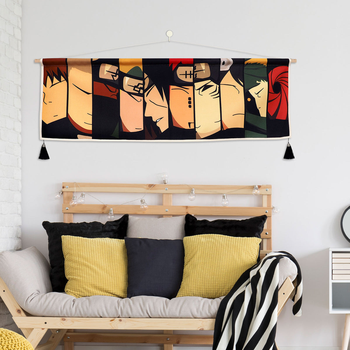 Naruto Shippuden - Akatsuki - Fabric Wall Scroll - 120 x 40 cm - CoolChange