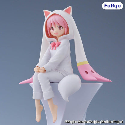 Puella Magi Madoka Magica - Madoka Kaname (Kyubey-Hausanzug) - Noodle Stopper Figur - 15 cm - FuRyu