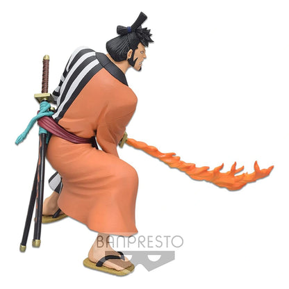 One Piece - Kin'emon Statue - 16cm - Banpresto Battle Record Posing