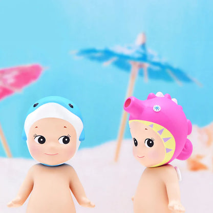 Sonny Angel mit Meeresmütze | Sonny Angel Figur | Blind Box Marine Series | 8 cm