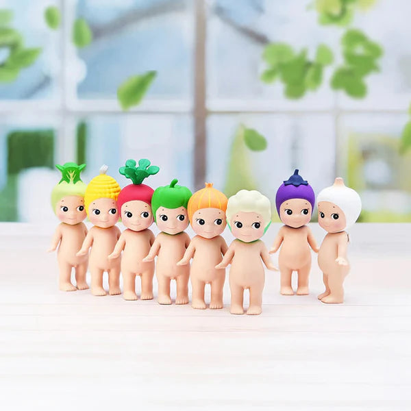 Sonny Angel Sammelfigur mit Gemüsemütze | Blind Box Vegetable Series | 8 cm