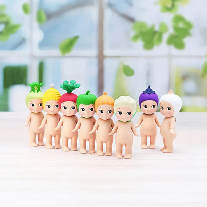 Sonny Angel Sammelfigur mit Gemüsemütze | Blind Box Vegetable Series | 8 cm