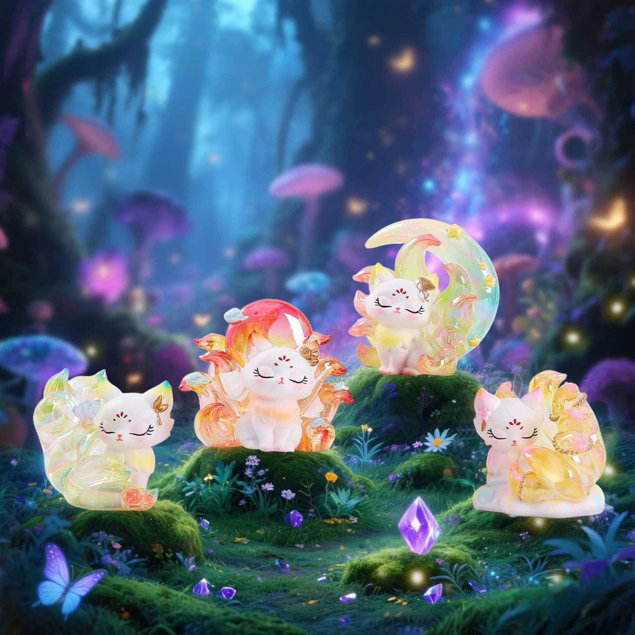 Tushan Neunschwänziger Fuchs - Series 3 (Die neunschwänzige Fuchskönigin) - Blind Box Sammelfigur - Einzelbox - 8-10 cm - Tushan