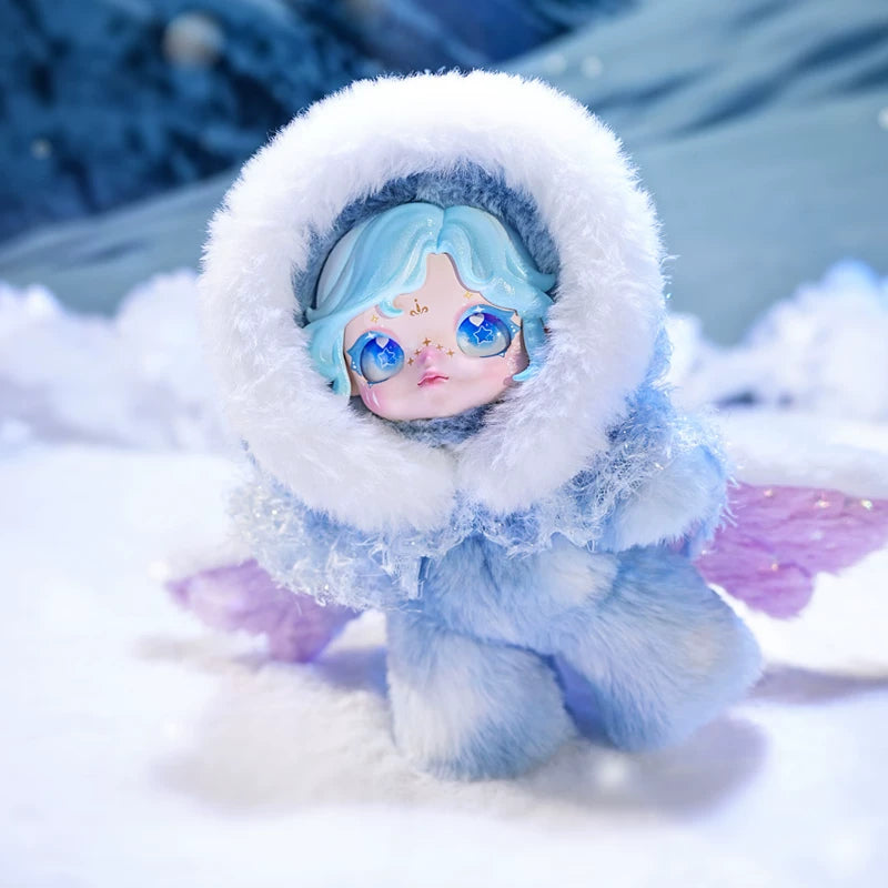 Maytree Dumia - Aria Snow Tracks Whisperer Series - Vinyl Plüschfigur Anhänger Blind Box - Einzelbox – 15 cm – Maytree