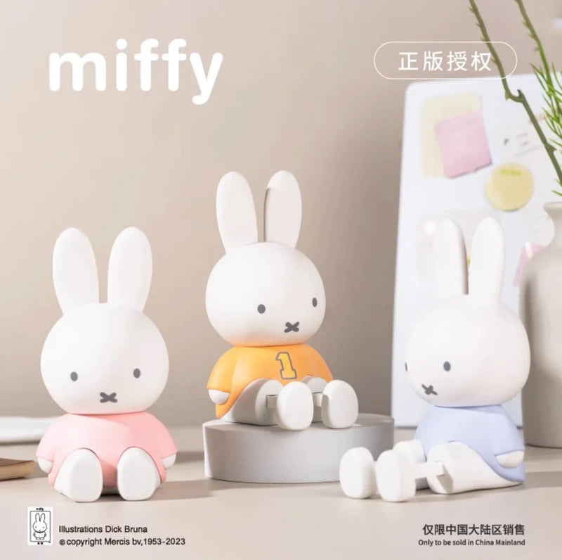 Miffy - Sammelfigur mit Handyhalter-Funktion - Blindbox - Einzelbox - ca. 13 cm - Choco Teddy