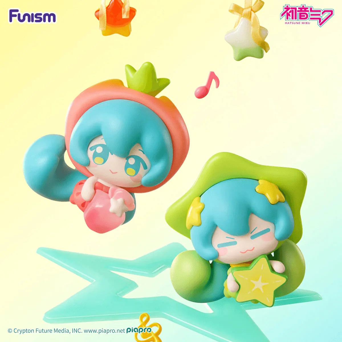 Miku Hatsune - Dopamine Qface - Blindbox - Einzelbox - ca. 80 mm - Funism