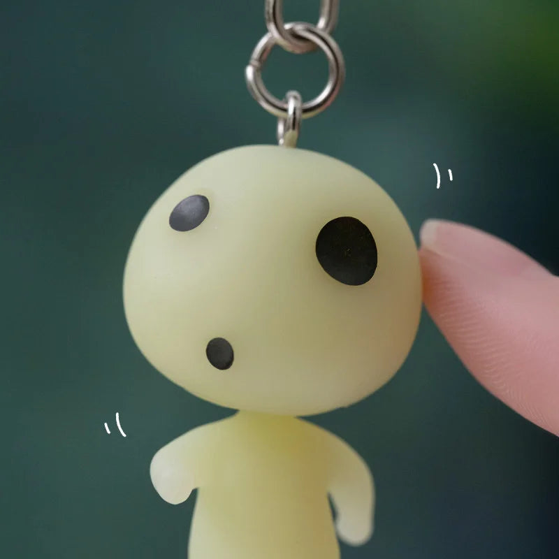 Prinzessin Mononoke - Kodama - 3D-Schlüsselanhänger - 2,3 x 4,4 x 2,3 cm - Benelic