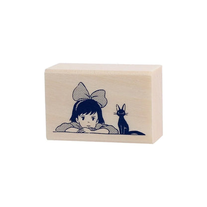 Kikis kleiner Lieferservice - Kiki und Jiji - Holzstempel - 4,5 x 3 cm - Beverly