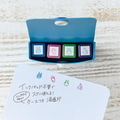 Mein Nachbar Totoro - Totoro und Eichel - Mini-Stempel-Set 4-teilig - Beverly