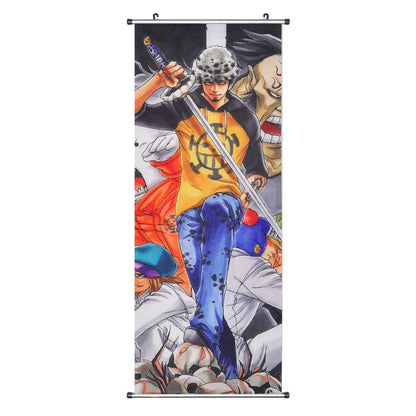 One Piece - Stoff Rollbild - 100x40cm
